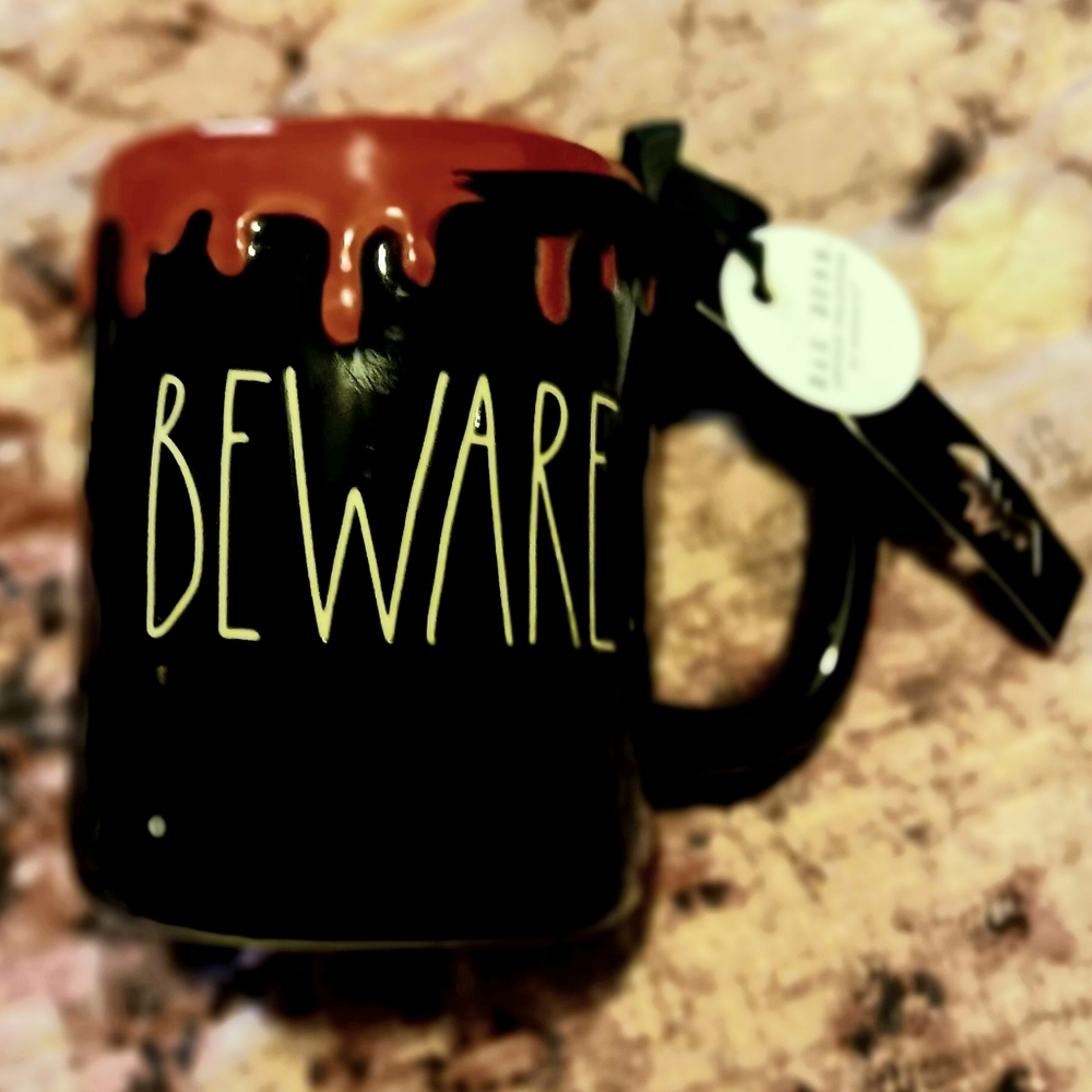 NWT Rae Dunn Mug "Beware"